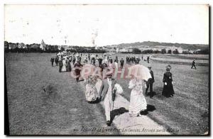 Old Postcard Horse Riding Equestrian Deauville Grand Prix races on the lawn A...