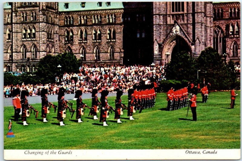 Postcard - Changing of the Guards - Ottawa, Canada