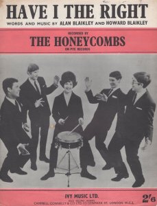 Have I The Right The Honeycombs Rare UK Sheet Music