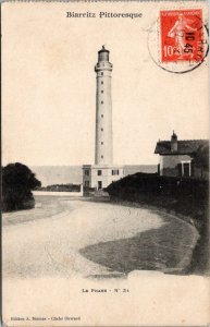 Lighthouses Biarritz France 1910