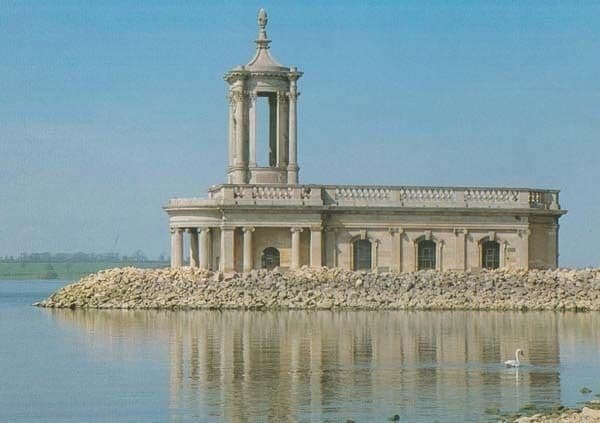 Normanton Church Museum Leicester Leics Anglian Water Rare 1980s Postcard