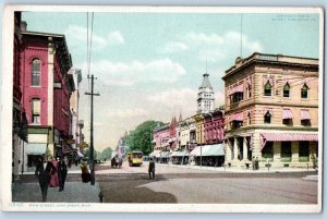 Ann Arbor Michigan Postcard Main Street Exterior Building c1920 Vintage Antique