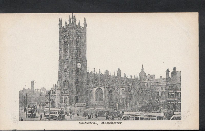 Lancashire Postcard - The Cathedral, Manchester    RT1819