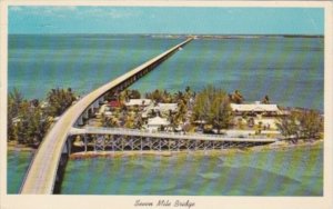 Florida Seven Mile Bridge Over Pigeon Key In The Florida Keys 1965