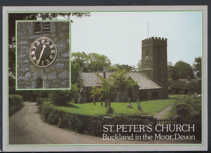 Devon Postcard - St Peter's Church, Buckland In The Moor   RR6238