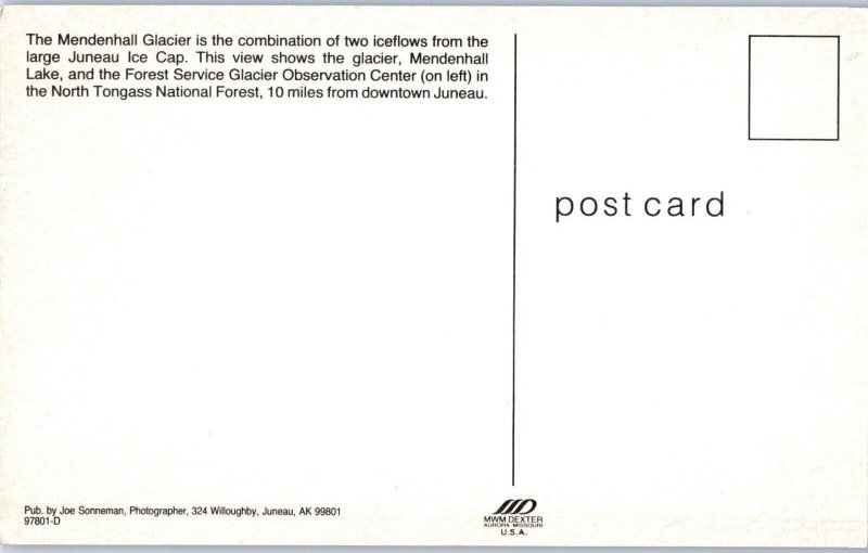 Mendenhall Glacier and Lake Alaska Postcard