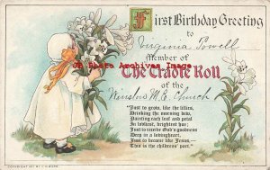 C.M. Burd, Westminster Press, Cradle Roll, First Birthday, Winslow Church