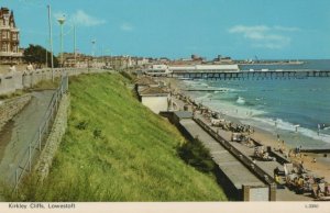 Suffolk Postcard - Kirkley Cliffs, Lowestoft     RS21523