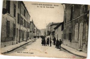 CPA Ligny en Barrois-La rue de Saint Dizier (232415)