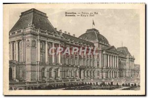 Brussels Old Postcard King's Palace