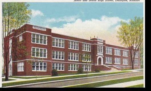 Missouri Lexington Junior and Senior High School Curteich