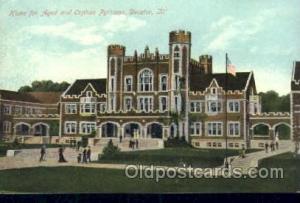 Home for Aged and Orphan Pythians, Decatur, IL Medical Hospital, Sanitarium U...