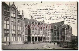 Old Postcard Liege Place Notger