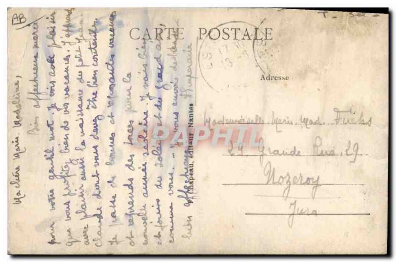 Old Postcard Folklore Saltmarsh Along the & # 39ocean