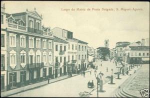 portugal azores acores PONTA DELGADA Largo Matriz 1910s