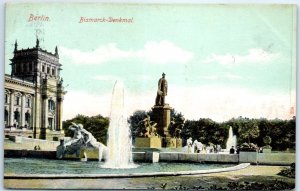 Postcard - Bismarck Monument - Berlin, Germany