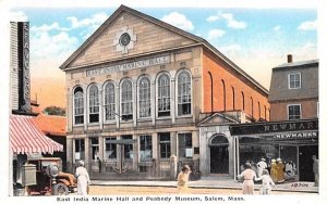 East India Marine Hall in Salem, Massachusetts and Peabody Museum.