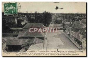 Old Postcard Jet Aviation Mourmelon le Grand Latham Antoinette monoplane