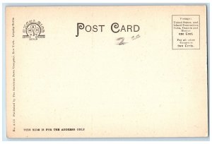 c1905 Assembly Hall Smith College Building Clock Tower Northampton MA Postcard 