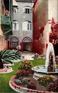 Louisiana New Orleans French Quarter Courtyard Of The Two Sisters