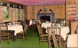 Linen Postcard The Olde Mill Restaurant in Rockwells Mills, New York