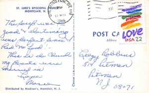 St. Luke's Episcopal Church  Montclair, New Jersey Postcard