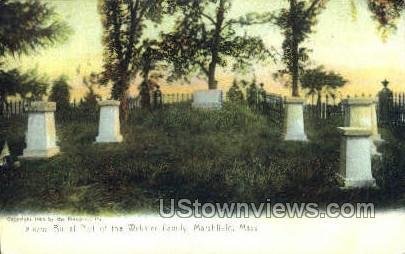 Burial Plot of the Webster Family - Marshfield, Massachusetts MA  