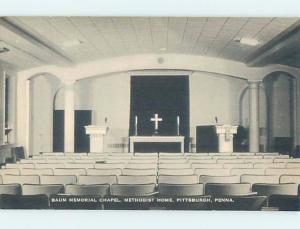 Unused Divided-Back CHURCH SCENE Pittsburgh Pennsylvania PA A8628