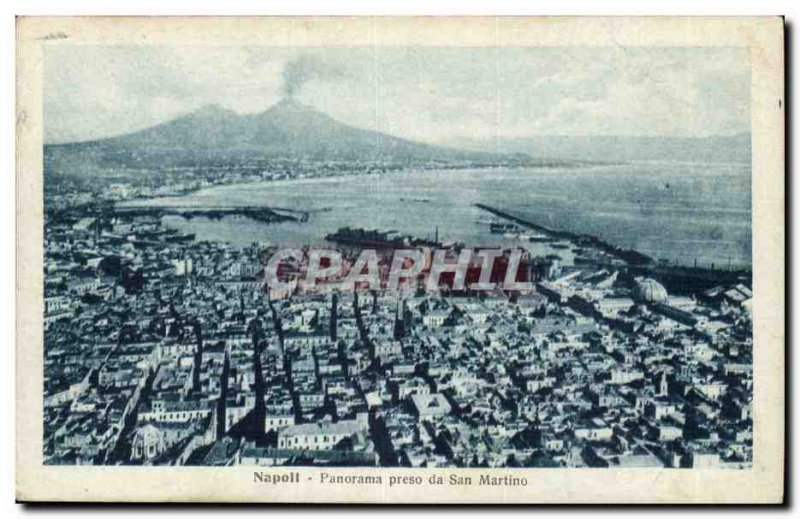 Italy - Italy - Naples - Naples - Panorama preso da San Martino - Old Postcard
