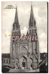 Old Postcard Bayeux Cathedral