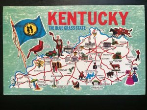 Vintage Postcard 1968 Kentucky The Blue Grass State