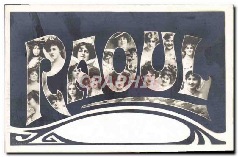 Old Postcard Raoul Surname