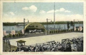 Dancing Pavilion at Riverside Park, Springfield, Mass, Massachusetts, USA 191...