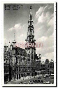 Postcard Modern Brussels Hotel De Ville