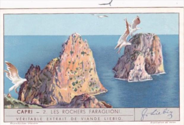 Liebig S1287 Capri No 2 Les Rochers Faraglioni