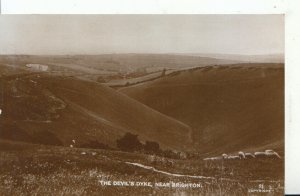 Sussex Postcard - The Devil's Dyke - Near Brighton - Real Photograph - 16483A