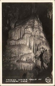 Vail Arizona AZ Colossal Cave Frozen Water c1930s-40s RPPC Real Photo Postcard