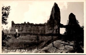 RPPC View of Tower Bridge, Bryce Canyon National Park Vintage Postcard V45