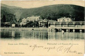 CPA AK Gruss aus ABBAZIA CROATIA (598521)