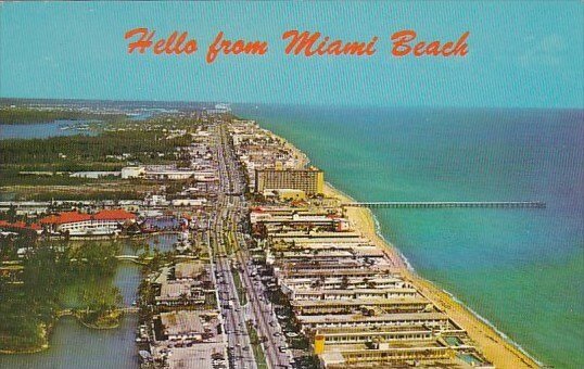 Postcard - Hello from Miami Beach, Florida