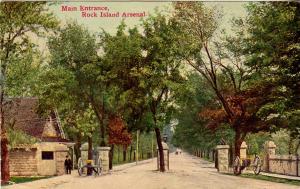 IL - Rock Island. Arsenal Entrance