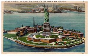 New York Bedloe's Island , Statue of Liberty