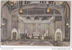 Illinois Chicago The Chicago Temple Sanctuary Curteich