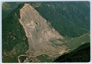 HOPE PRINCETON HIGHWAY, B.C. Canada ~ HOPE SLIDE 1965  4 x 6 Postcard