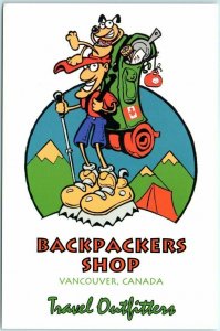 Postcard - Backpackers Shop - Vancouver, Canada