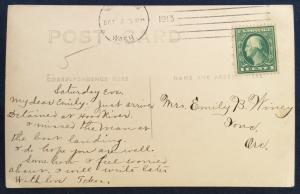 Postcard Used Hood River? ? WA 1913 LB