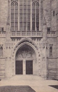 Entrance To The Chapel Princeton University Princeton New Jersey Albertype