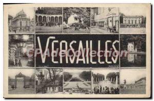 Postcard Old Versailles various views