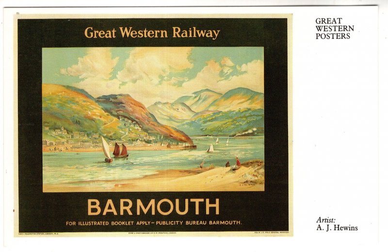 Barmouth, Barmouth Merionethshire, Wales, Great Western Railway