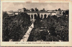 Morocco Fes Palais du Barba Fez Vintage Postcard C076